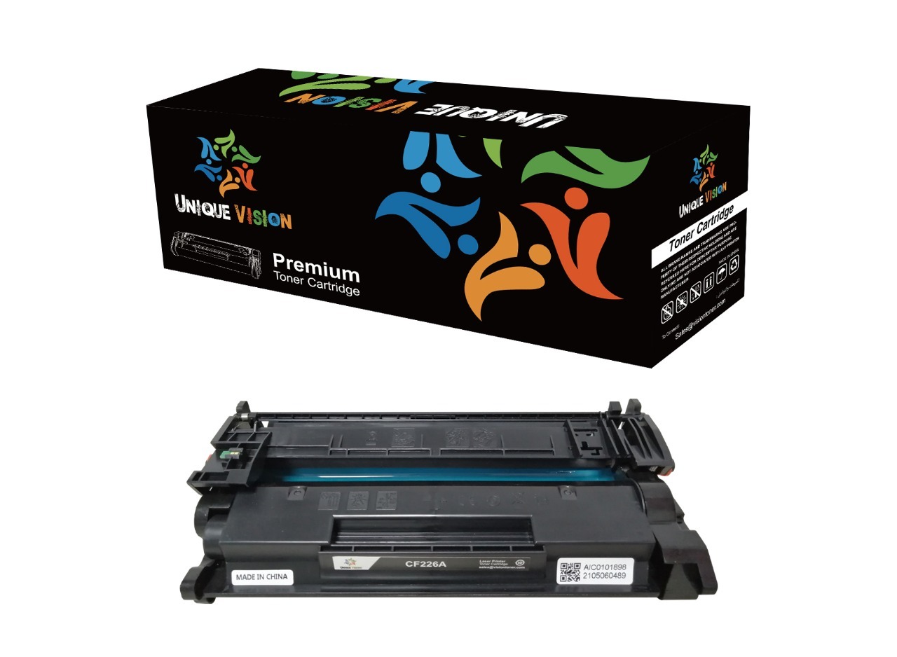 حبر ليزر أسود Vision CF226A – بديل متوافق لطابعات HP 26A بجودة طباعة احترافية